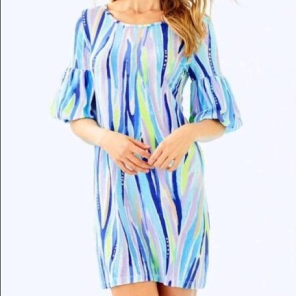 NWT Lilly Pulitzer Shore Perfection Lindell Dress - Picture 1 of 5